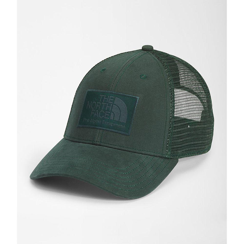 The North Face Mudder Ανδρικα Trucker Καπέλο - Βαθυ Πρασινο (MUND37846)